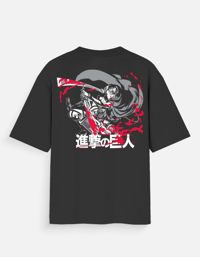 AoT Print Unisex Oversized T-Shirt
