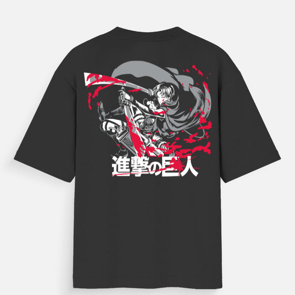 AoT Print Unisex Oversized T-Shirt